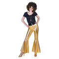 Disco-Fieber Glitzernde Goldhose Damen