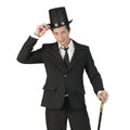 Anständige Schwarze Jacke Chaplin Herren
