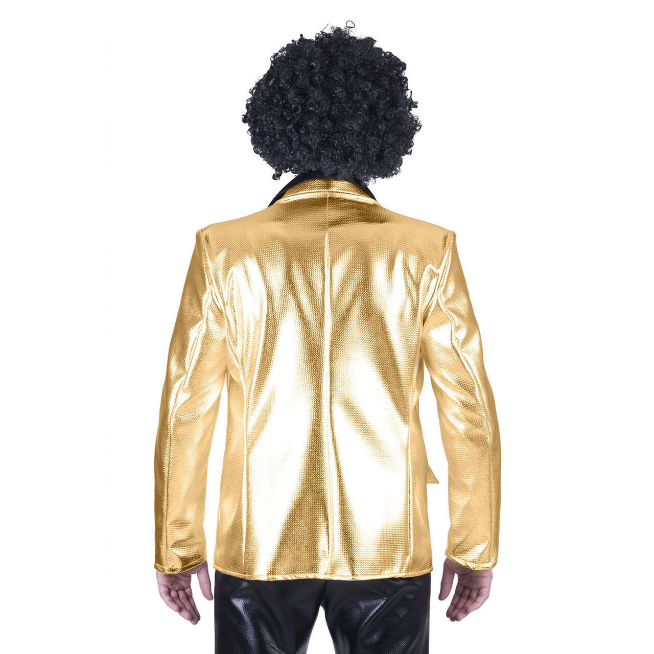 Op deze afbeelding zie je een Kostuums, van het merk Funny Fashion. Glanzend Goud Disco Godheid Colbert Man