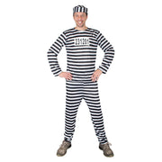 Op deze afbeelding zie je een Kostuums, van het merk Funny Fashion. Alcatraz Gevangene Boef Man Kostuum