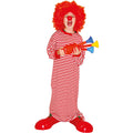 Schöner Langer Streifen -Hemd Clown Kostüm für Kinder