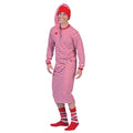 Rot-Weiß Gestreiftes Dorus-Clown Nachthemd Unisex Kostüm