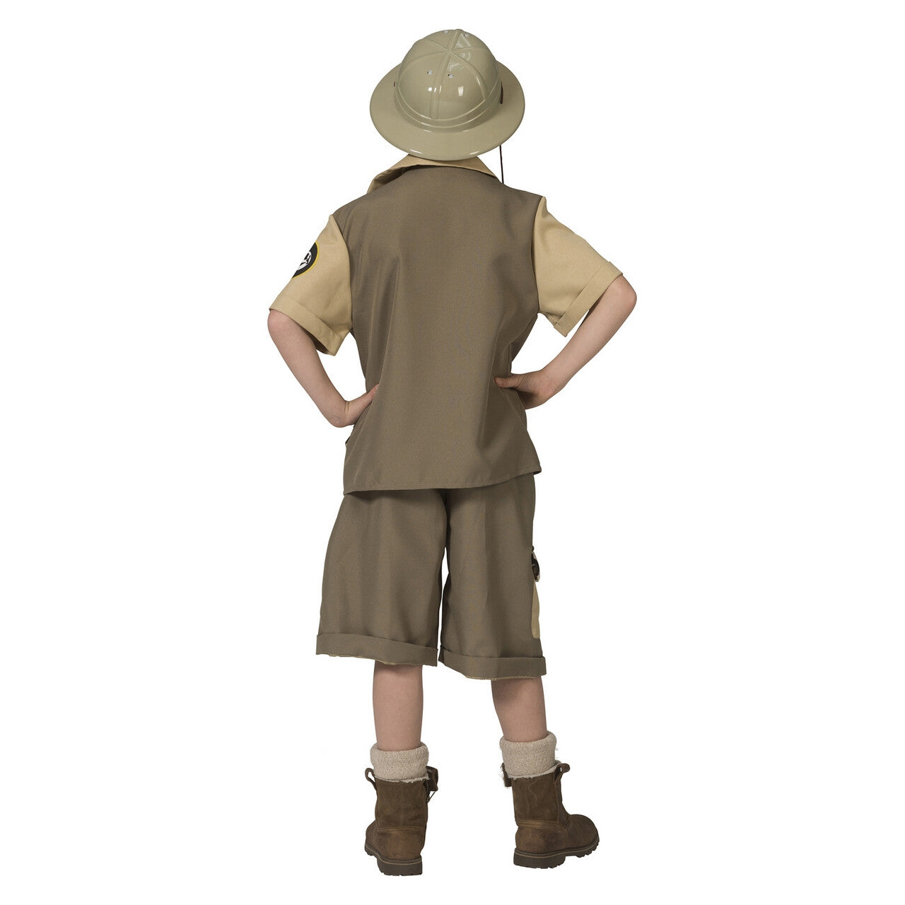 Op deze afbeelding zie je een Kostuums, van het merk Funny Fashion. Dino Danger Kind Kostuum