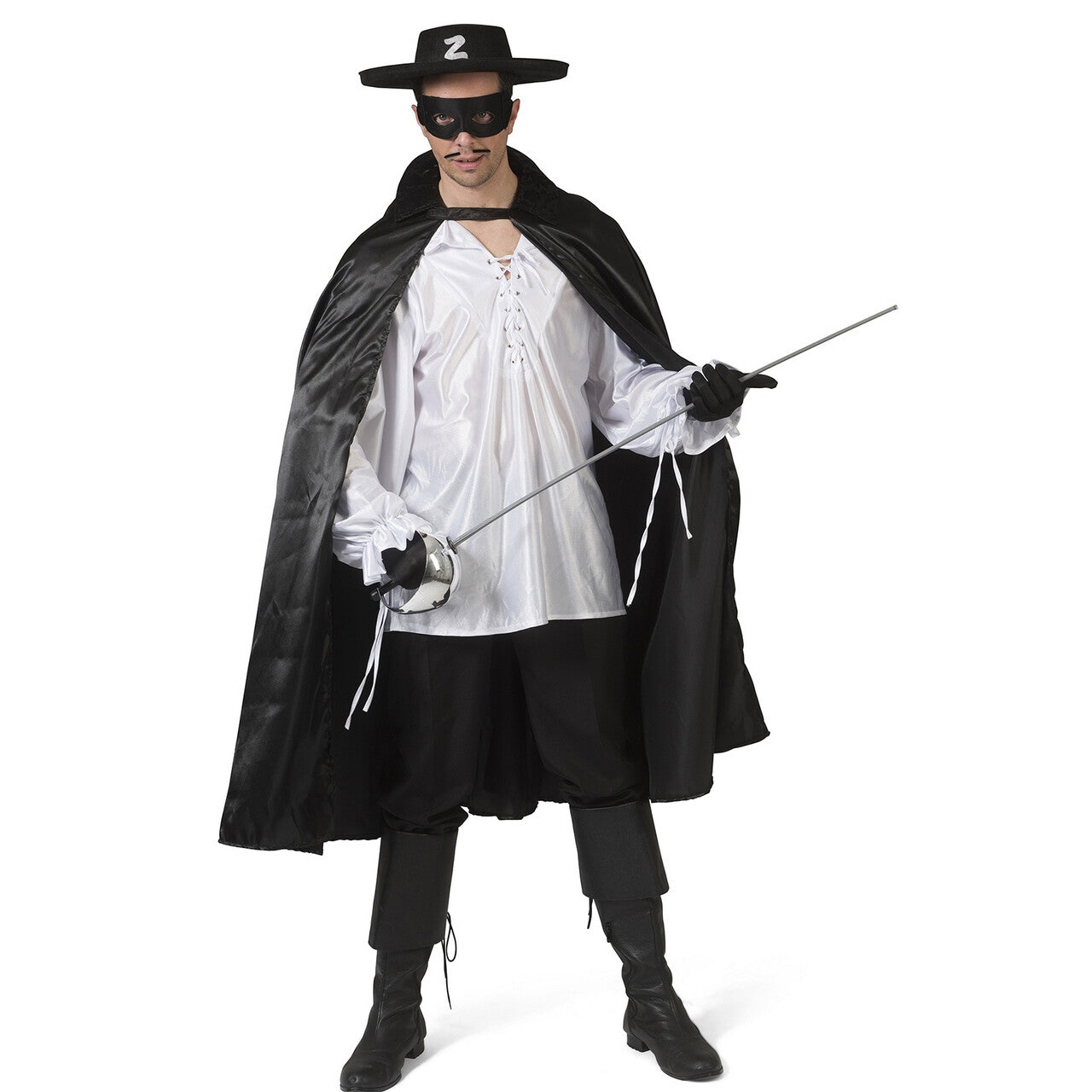 Op deze afbeelding zie je een Kostuums, van het merk Funny Fashion. Zwarte Schaduw Schoudermantel