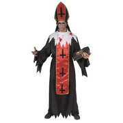 Op deze afbeelding zie je een Kostuums, van het merk Funny Fashion. Horror Paus Duistere Religie Man Kostuum