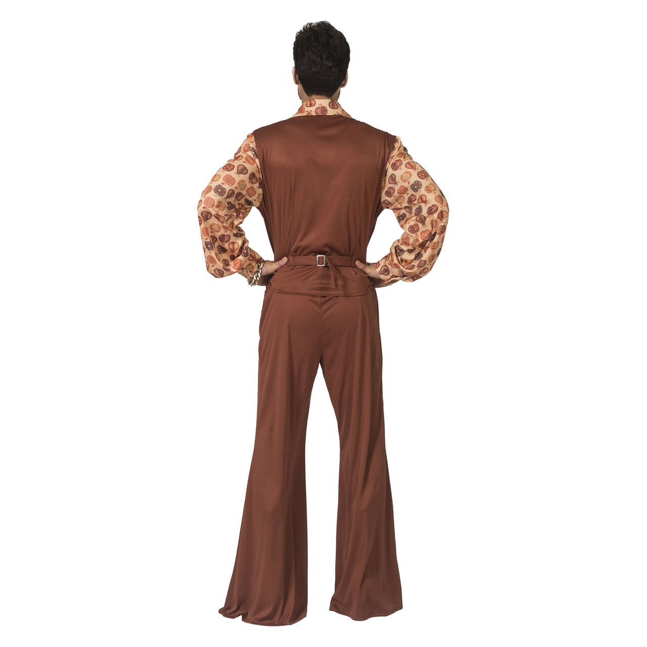 Op deze afbeelding zie je een Kostuums, van het merk Funny Fashion. Jaren 70 Appels En Peren Fruit Man Kostuum