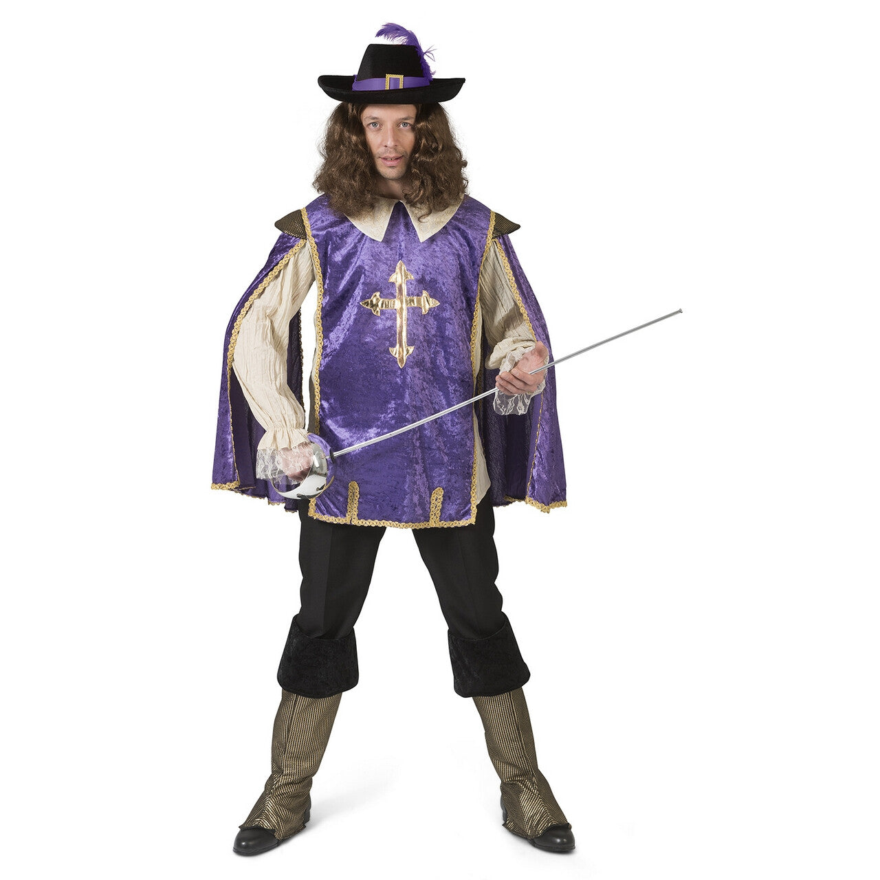 Op deze afbeelding zie je een Kostuums, van het merk Funny Fashion. Franse Muskerter Aramis Man