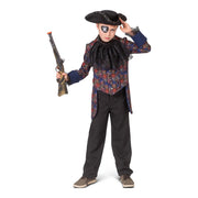 Op deze afbeelding zie je een Kostuums, van het merk Funny Fashion. Baroque Piratenjas Kind