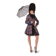 Op deze afbeelding zie je een Kostuums, van het merk Funny Fashion. Baroque Doodskop Pirate Jas Vrouw