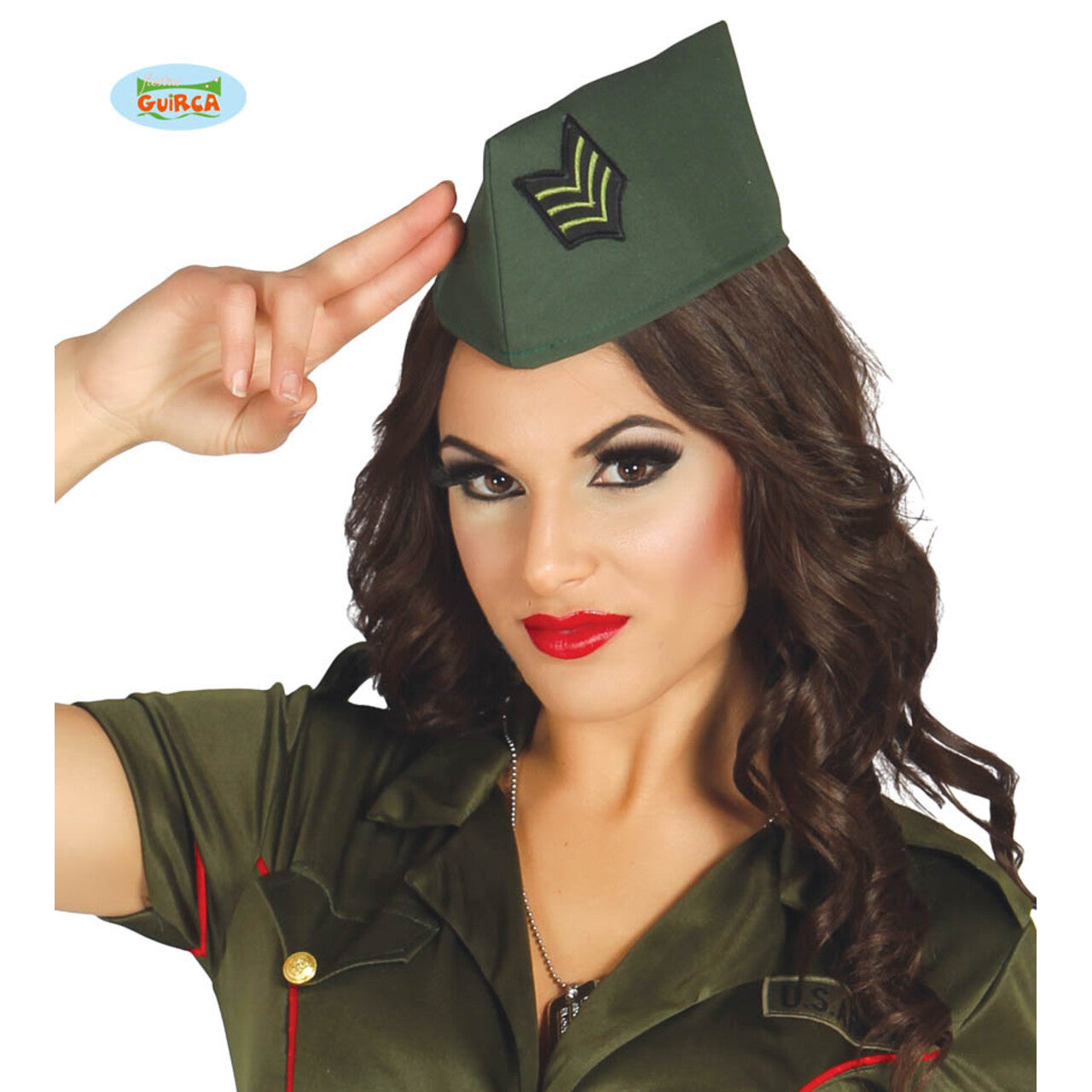 Op deze afbeelding zie je een Accessoires, van het merk Guirca. Militaire Baret Leger