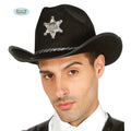 Sheriffhut Schwarz Mit Stern Nebraska