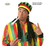 Op deze afbeelding zie je een Accessoires, van het merk Guirca. Muts Met Rasta Vlechten Ziggy