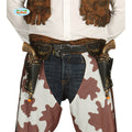 Zweifach-Holster Mit Dekorierten 29 Cm Revolvern