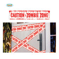 Sperrband Caution Zombie Zone 600 X 12 Zentimeter