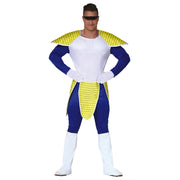 Op deze afbeelding zie je een Kostuums, van het merk Guirca. Buitenaardse Space Samurai Vegeta Man Kostuum