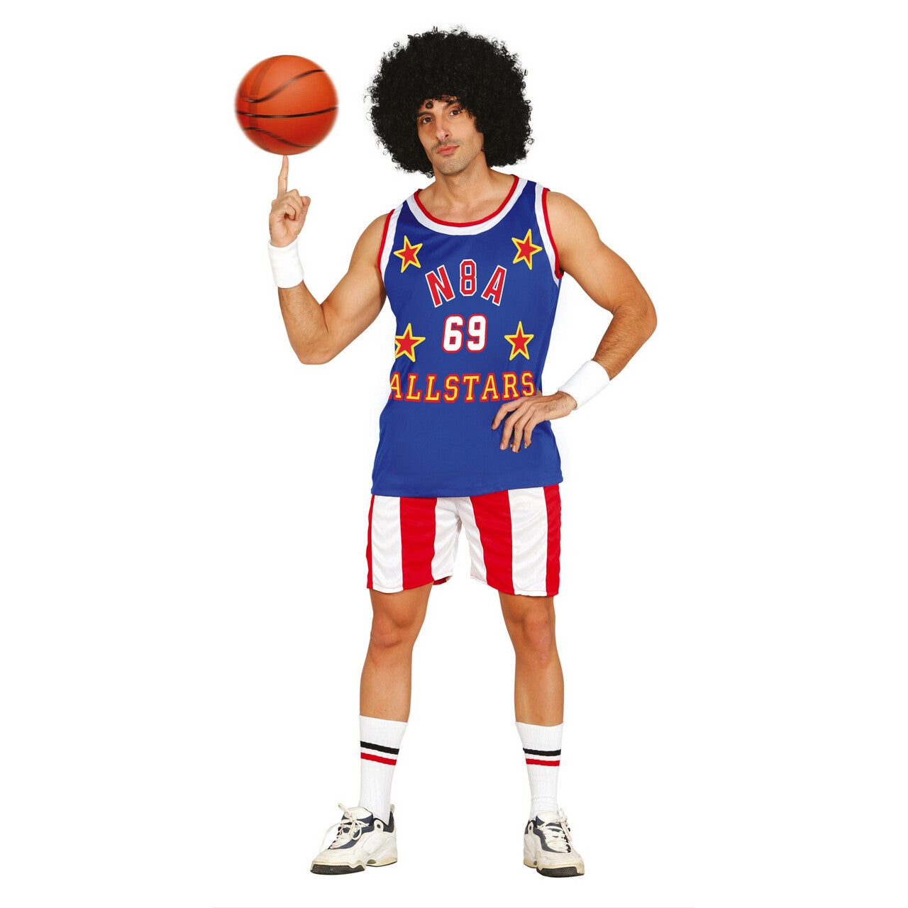 Op deze afbeelding zie je een Kostuums, van het merk Guirca. Team USA Basketball Man Kostuum