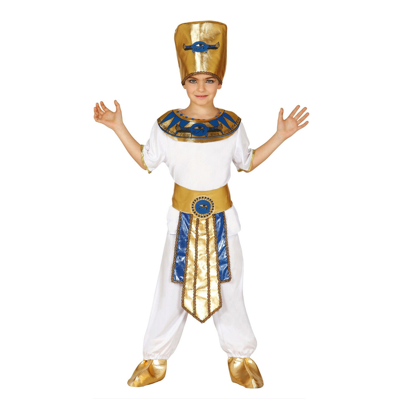 Op deze afbeelding zie je een Kostuums, van het merk Guirca. Toetanchamon Farao Jongen Kostuum
