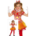 Zirkus Des Lach -Clowns Kostüm für Mädchen