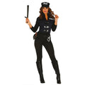 Sexy Schwarze Elite-Agentin Damenkostüm