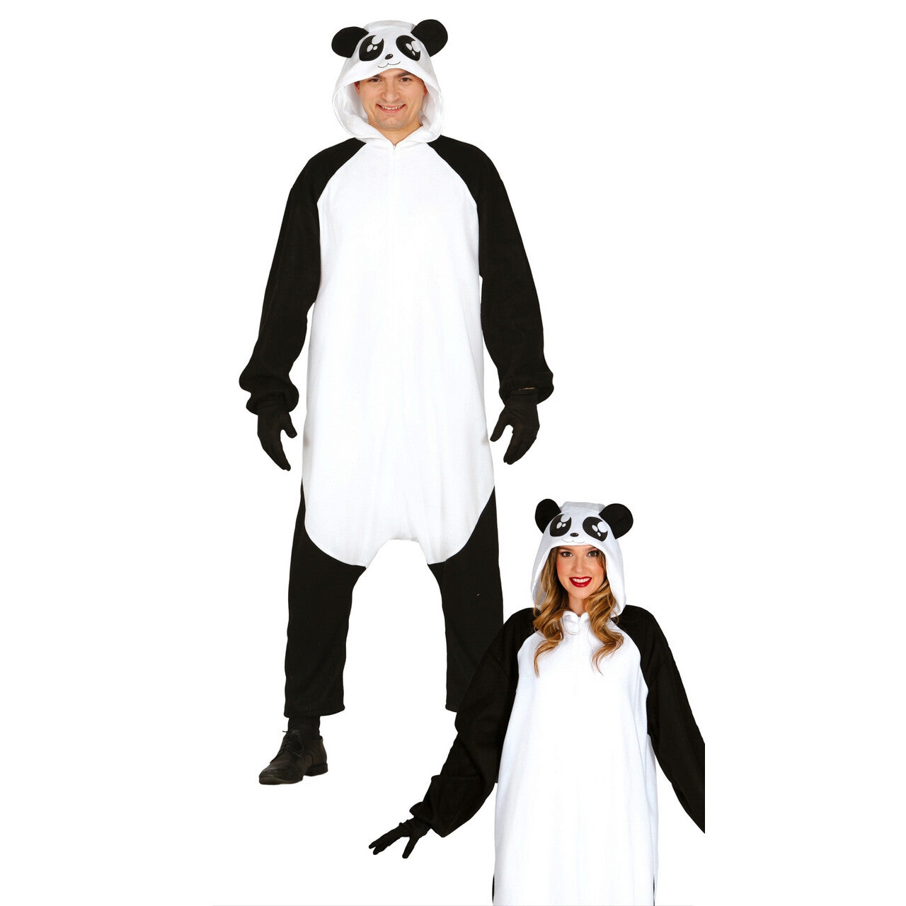 Op deze afbeelding zie je een Kostuums, van het merk Guirca. Aai Deze Panda Jumpsuit Vrouw Kostuum
