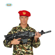 Op deze afbeelding zie je een Accessoires, van het merk Guirca. Opblaasbaar Machinepistool Commando 90 Centimeter