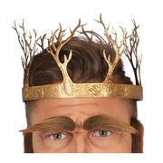 Op deze afbeelding zie je een Accessoires, van het merk Guirca. Middeleeuwse Metalen Koningskroon