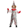 Zombie Pierrot Clown Kostüm für Kinder