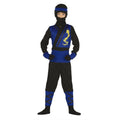 Blaue Shogun Ninja Mit Drache Kostüm für Jungen