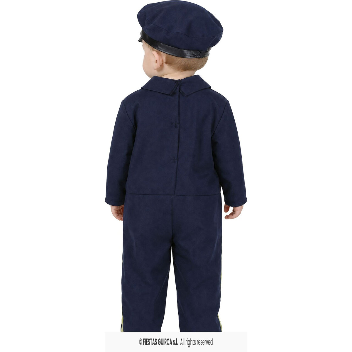Op deze afbeelding zie je een Kostuums, van het merk Guirca. Brammetje Boevenvanger Politie Jongen Kostuum