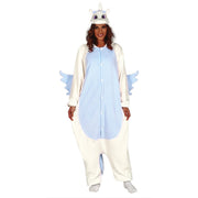Op deze afbeelding zie je een Kostuums, van het merk Guirca. Fantastische Eenhoorn Pyjama Blauw Kostuum