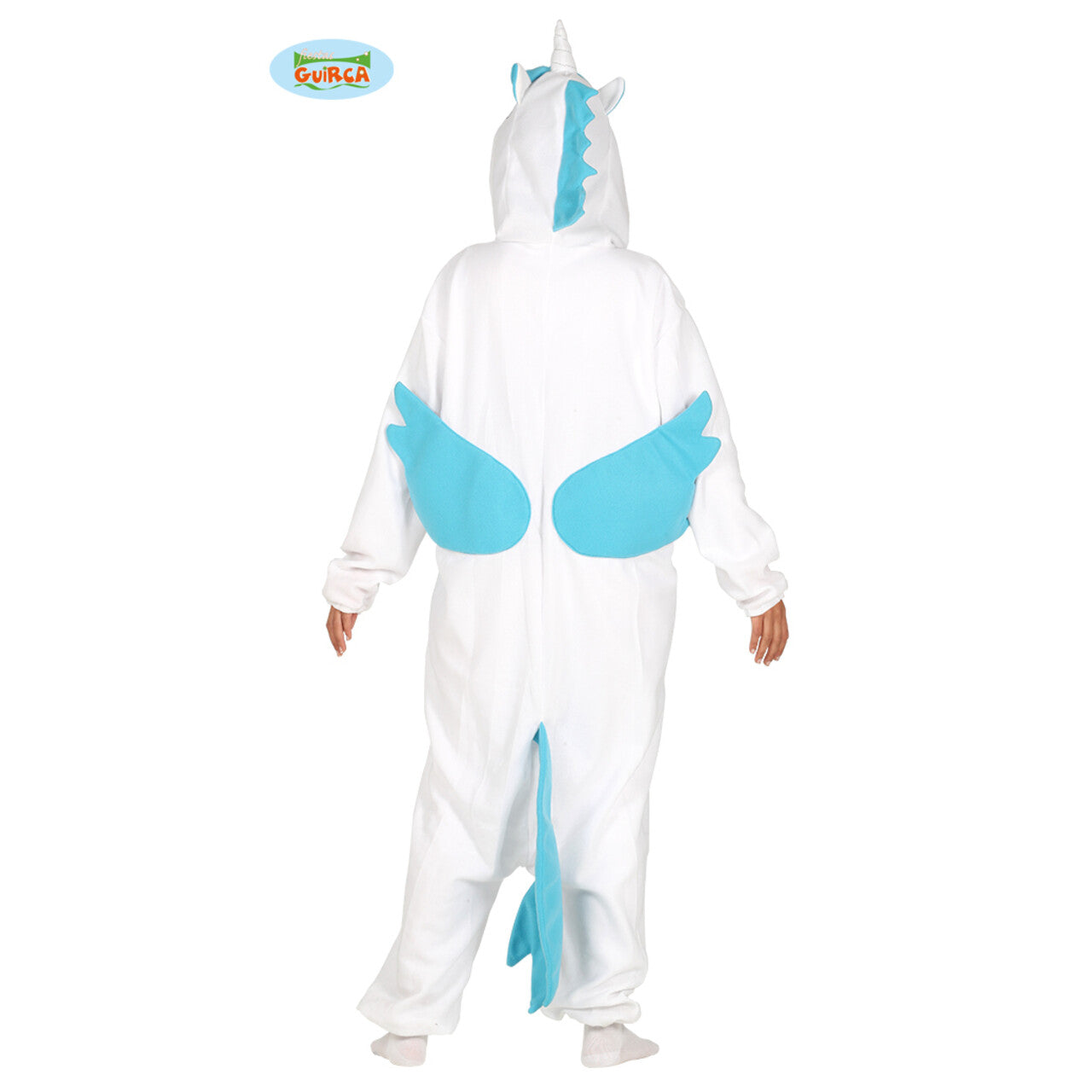 Op deze afbeelding zie je een Kostuums, van het merk Guirca. Fantastische Eenhoorn Pyjama Blauw Kostuum