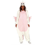 Op deze afbeelding zie je een Kostuums, van het merk Guirca. Fantastische Eenhoorn Pyjama Roze Vrouw Kostuum