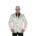 Silberne Paillettenjacke Herren