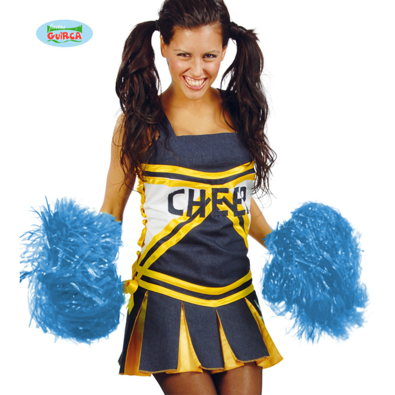 Op deze afbeelding zie je een Accessoires, van het merk Guirca. Pompon Cheerleader Blauw