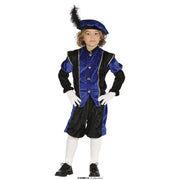 Op deze afbeelding zie je een Kostuums, van het merk Guirma. Roetveeg Piet Blauw Kind Kostuum