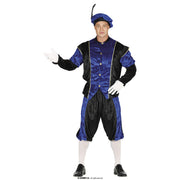 Op deze afbeelding zie je een Kostuums, van het merk Guirma. Roetveeg Piet Blauw Man Kostuum