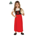 Young Innkeeper Rot Kostüm für Mädchen