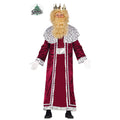 Drei Kings Rot Velvet Herrenkostüm