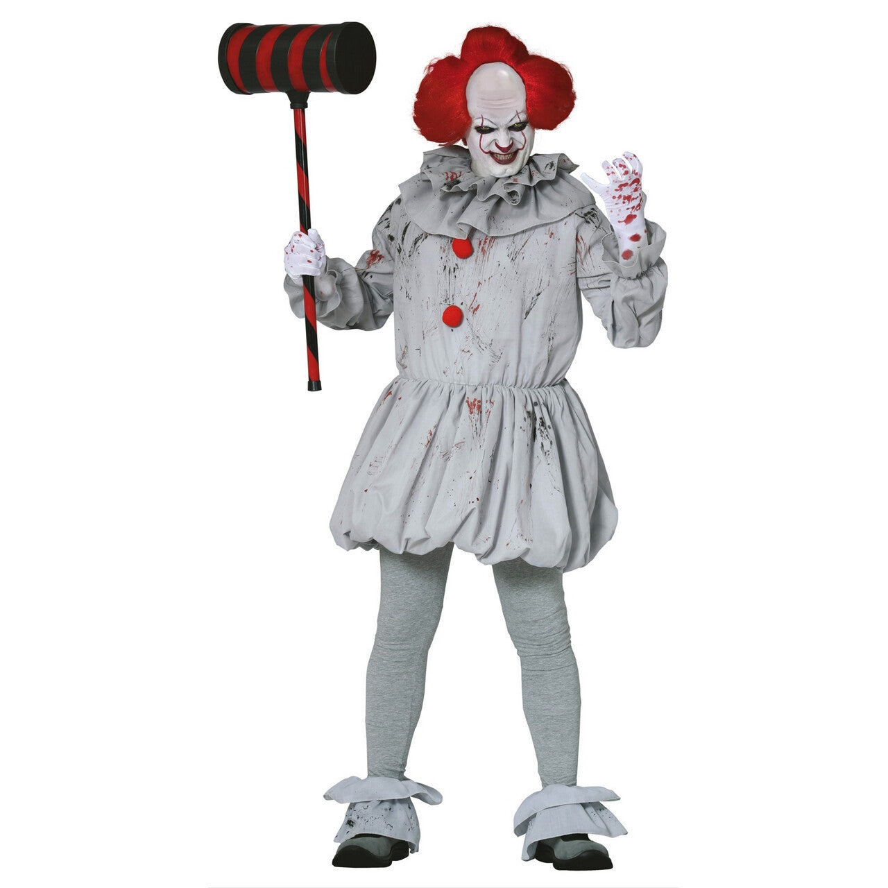 Op deze afbeelding zie je een Kostuums, van het merk Guirca. Onbetrouwbare Killer Clown Kostuum
