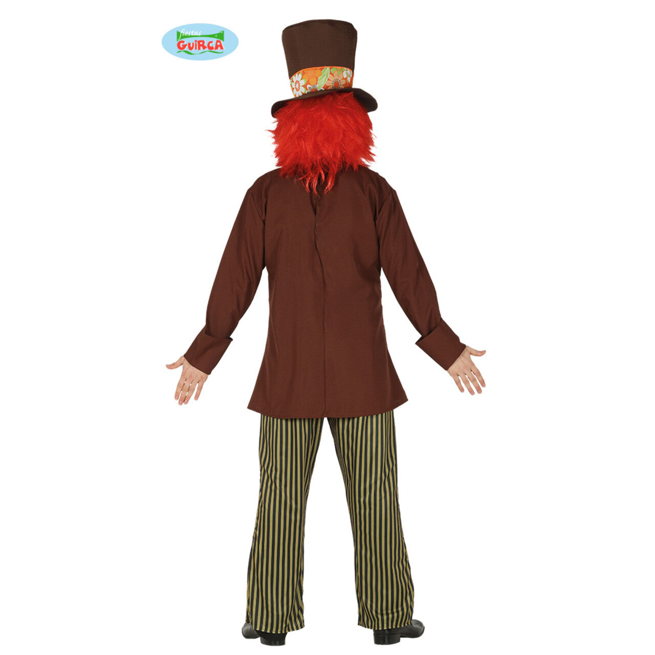 Op deze afbeelding zie je een Kostuums, van het merk Guirca. Knettergekke Mad Hatter Wonderland Man Kostuum