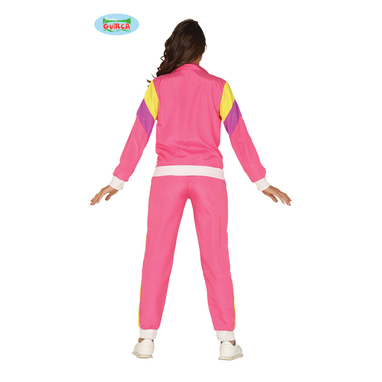 Op deze afbeelding zie je een Kostuums, van het merk Guirca. Opvallend Fout Roze Trainingspak Vrouw Kostuum