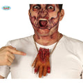Halloween -Halskette Blutige Handliche Hand