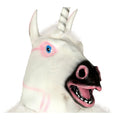 Einhorn-Latexkopfmaske