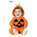 Breitgrinsende Halloween-Kürbis Fratz Kostüm für Kinder