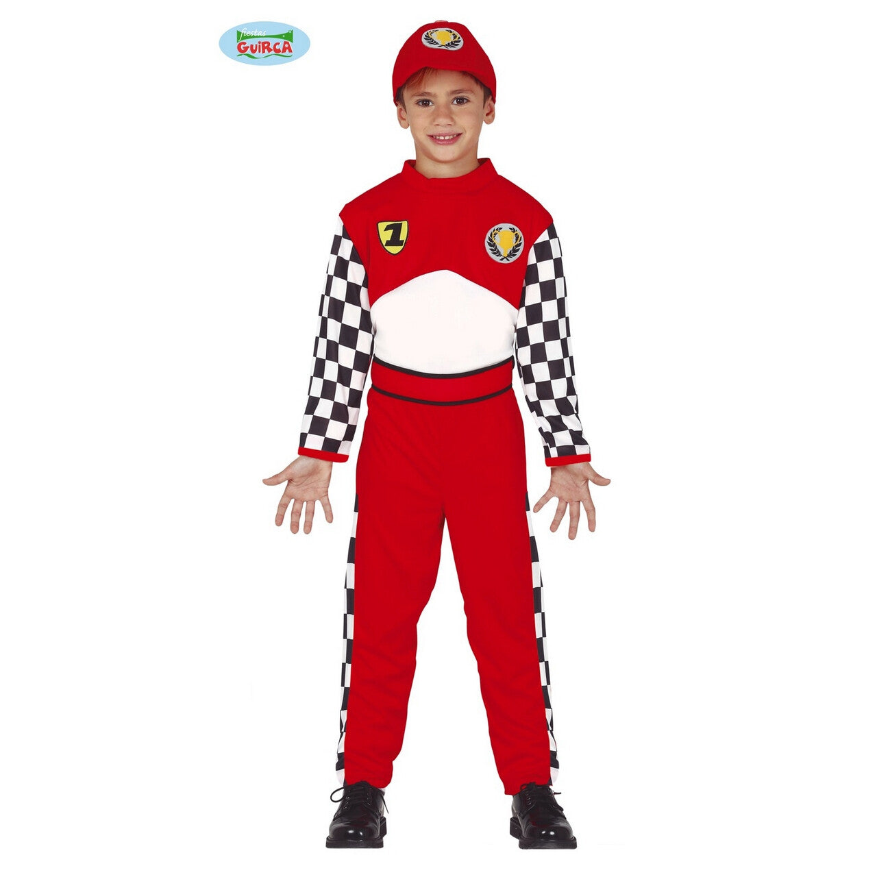 Op deze afbeelding zie je een Kostuums, van het merk Guirca. Formule 1 Coureur Niki Jongen Kostuum