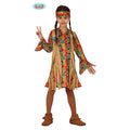 Schöne Fringe Hippie 60s Kostüm für Mädchen