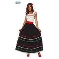 Mexikanische Señorita Donna Maribella Schwarz-Weiß Damenkostüm