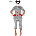 Grau, Aber Lustiger Clown Circus Sassafras Damenkostüm