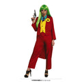 Gangster Joker Rot Damenkostüm