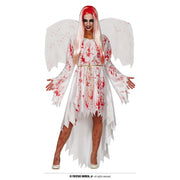 Op deze afbeelding zie je een Kostuums, van het merk Guirca. Uit De Hemel Gevallen Engel Lucifer Vrouw Kostuum